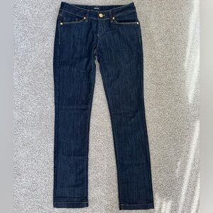 Low Rise Versace Jeans Collection Midnight Blue Boot Cut Jeans
